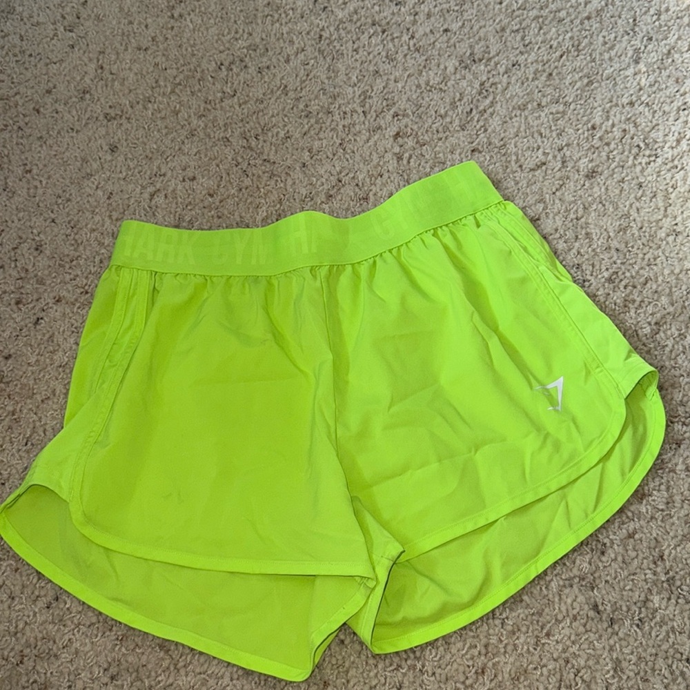Neon gymshark shorts